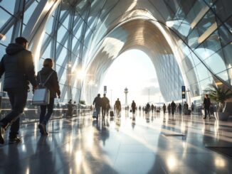 Obra de arte en el aeropuerto de Barcelona