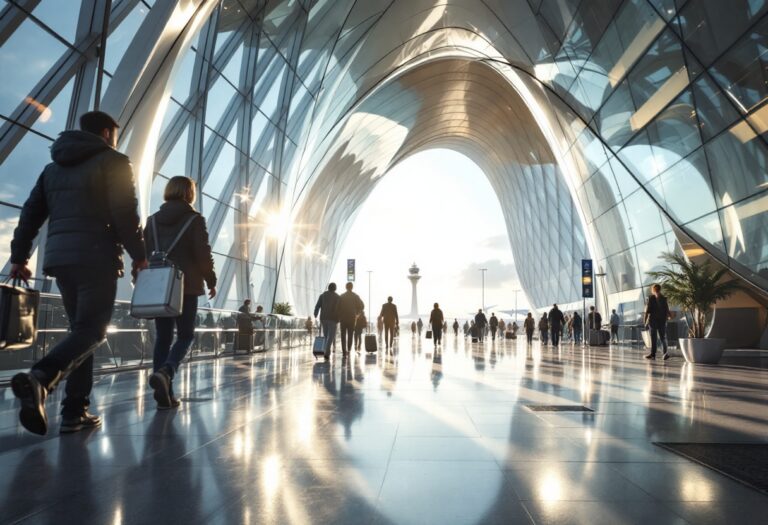 Obra de arte en el aeropuerto de Barcelona