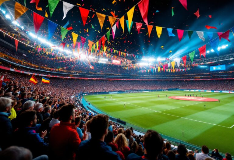 Giocatori del Barça festeggiano il titolo di Liga al RCDE Stadium