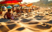 Bikini estivo colorato sotto il sole
