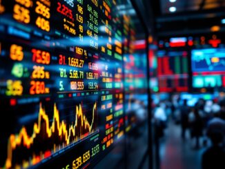 Grafico che mostra l'aumento delle borse europee