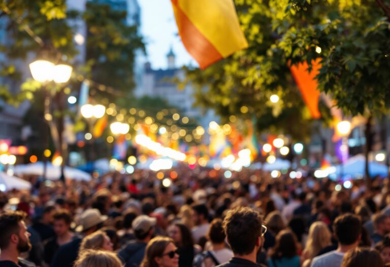 Immagine della confrontazione politica nel Día de la Comunidad de Madrid