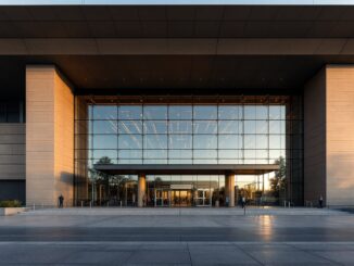 Tecnici al lavoro per il suono nei concerti al Movistar Arena
