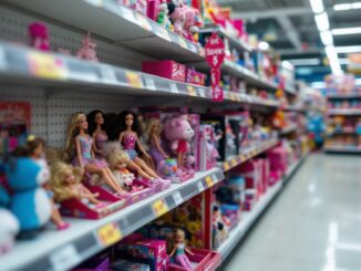 Muñecas Barbie en exhibición durante la crisis económica