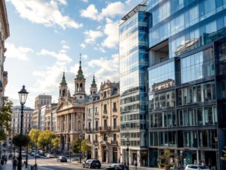 Manifestazione a Madrid che illustra la crispación politica