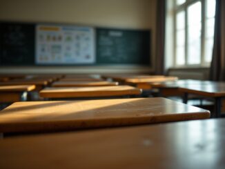 Estudiantes en clase discutiendo sobre terrorismo