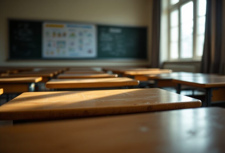 Estudiantes en clase discutiendo sobre terrorismo