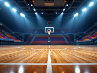 Jugadores en acción durante las semifinales de la NBA
