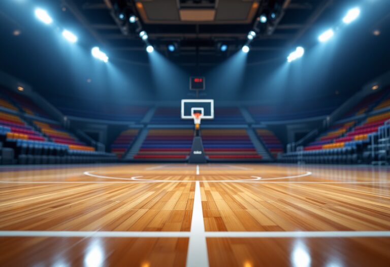 Jugadores en acción durante las semifinales de la NBA