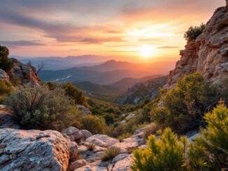 Vista panoramica de los paisajes ocultos de Alicante