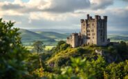 Vista panoramica de Enniskillen en Irlanda del Norte