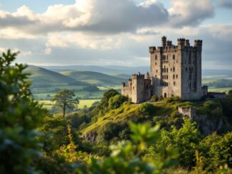 Vista panoramica de Enniskillen en Irlanda del Norte