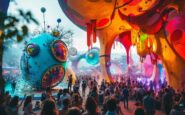 Immagine del festival LEM a Barcellona con artisti in azione