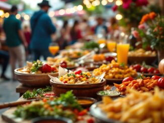 Celebrazione della fiesta di San Isidro a Madrid con piatti tipici