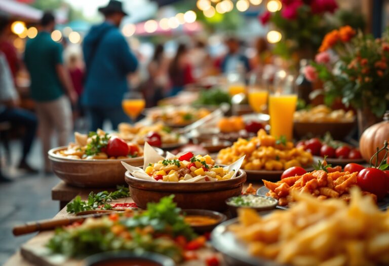 Celebrazione della fiesta di San Isidro a Madrid con piatti tipici