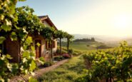 Vista panoramica della finca Mas La Plana in Spagna