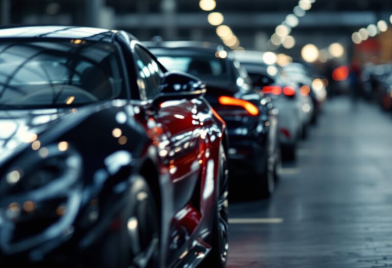 Immagine che rappresenta il mercato automobilistico europeo verde