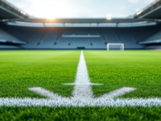 Il Girona in campo durante la partita contro l'Atlético