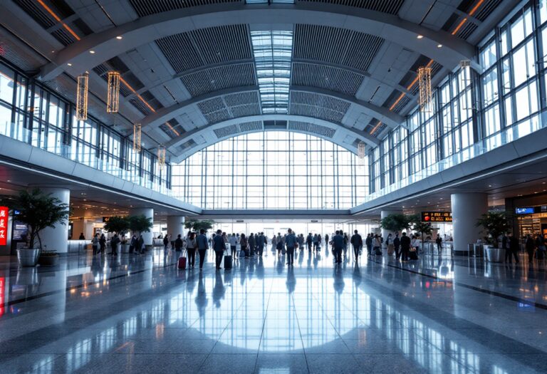 Trucco e identificazione facciale in aeroporto
