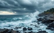 Mangas marinas emergono sulla costa valenciana dopo piogge