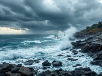 Mangas marinas emergono sulla costa valenciana dopo piogge