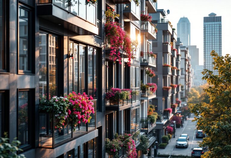 Vista del mercado inmobiliario en Madrid con cartelli di vendita