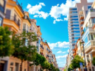 Gráfico del mercado de vivienda en España con datos recientes