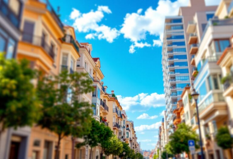 Gráfico del mercado de vivienda en España con datos recientes