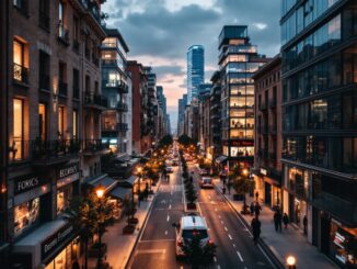 Grafico che mostra l'andamento del mercato immobiliare in Spagna