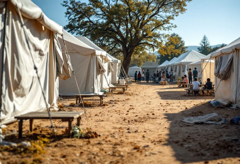 Menores migrantes en un centro de acogida
