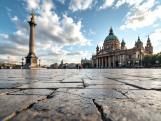 Vista della Plaza Roja e della Capilla Sixtina insieme