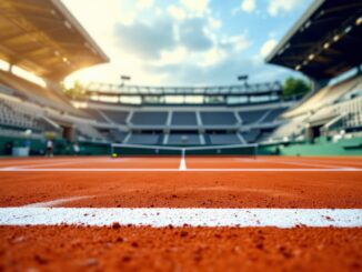 Rafa Nadal durante su emotivo homenaje en Roland Garros