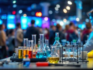 Immagine della STEAM Party 2025 a Mataró con studenti e tecnologia