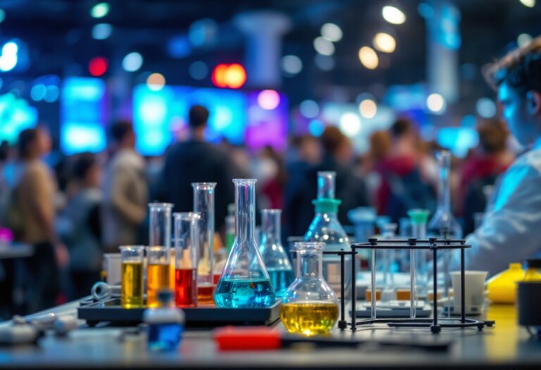 Immagine della STEAM Party 2025 a Mataró con studenti e tecnologia