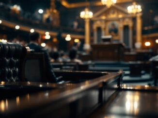 Sánchez y Feijóo debatiendo en el Congreso español