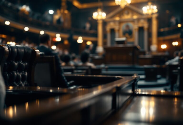 Sánchez y Feijóo debatiendo en el Congreso español
