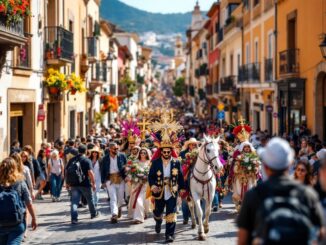 Processione della Semana Santa a Roma con le Cofradías