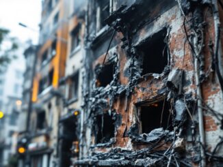 Bombero durante un incendio in un hotel a Santa Susanna