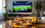 Logo di Movistar Plus+ con immagini di Champions League