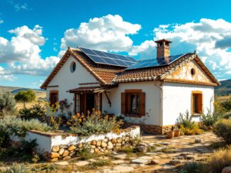 Immagine di una casa autosufficiente in Spagna