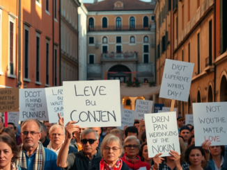 residentes de venecia manifiestan su descontento ante el lujo de la boda de jeff bezos 1751165050