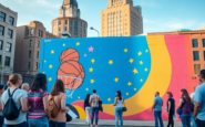 caitlin clark y el mural que celebra su impacto en el wnba all star game 1751833900