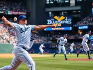 comienzo espectacular de los azulejos contra los dodgers en la serie mundial 1761374291