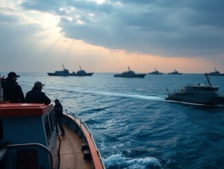 flotilla humanitaria enfrenta interceptacion israeli en camino a gaza python 1759380715