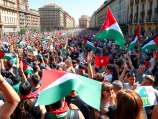 gran manifestacion en barcelona exige el fin de las acciones israelies en gaza python 1759590454