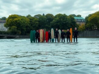 desaparicion de la iconica eisbachwelle de munich tras los trabajos de dragado que significa para los surfistas 1763655963