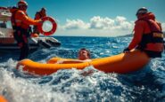 rescate en el mar hombre salvado en colchon inflable cerca de estepona 1762799570