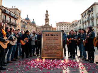 placa conmemorativa de robe iniesta en madrid homenaje a un icono del rock espanol 1765799472