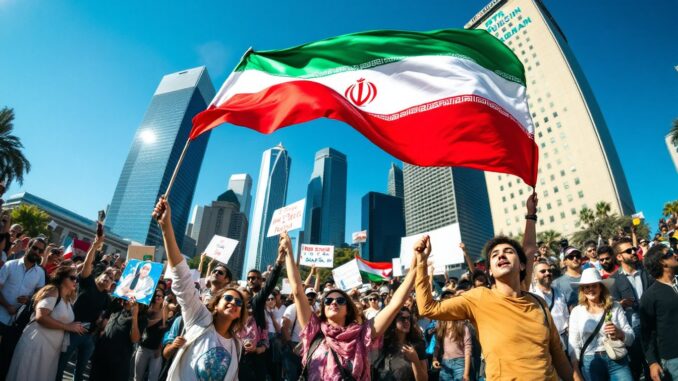 iranies en los angeles marcha en contra del regimen de iran 1768777563
