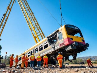 las gruas retiran los restos del accidente ferroviario en cordoba 1769263246